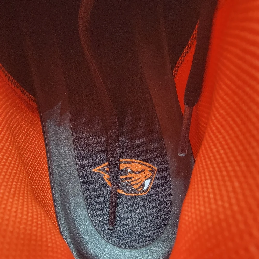 Nike Alpha Menace Pro 4 Oregon State Beavers Football Cleats Size 12 Wide Black